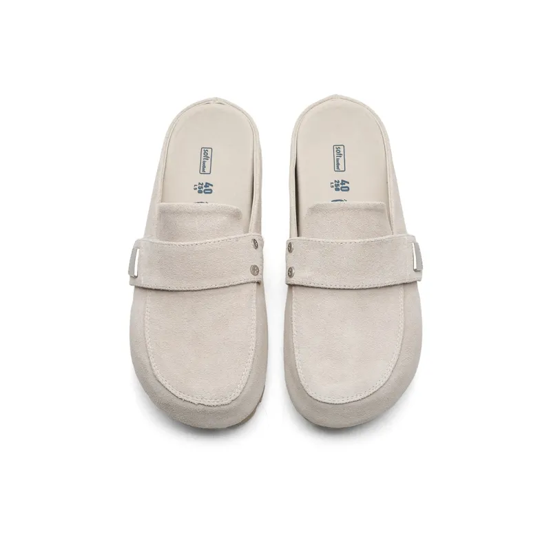 PAVEA Rubber Sole Abrasion Resistant Slip Resistant Closed Toe Slippers Unisex-12