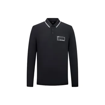 EMPORIO ARMANI SS23 Polo Shirt Men's Black