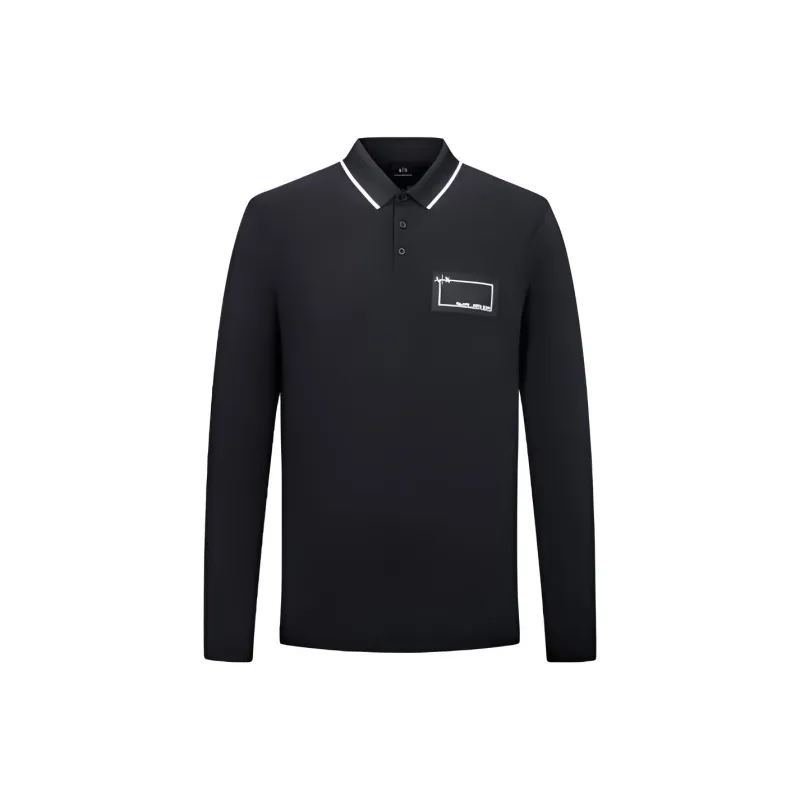 EMPORIO ARMANI SS23 Polo Shirt Men's Black-0