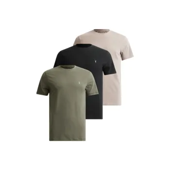 ALLSAINTS T Shirt Men's 3 Pack 3 Pack Green+Brown+Black