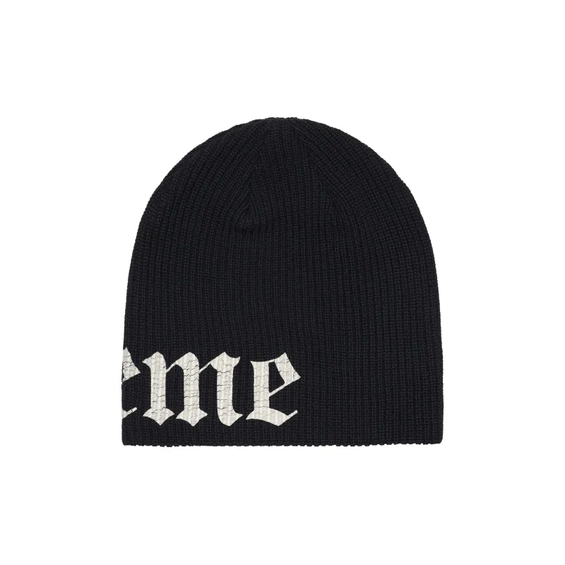 Supreme Old English Printed Beanie-1