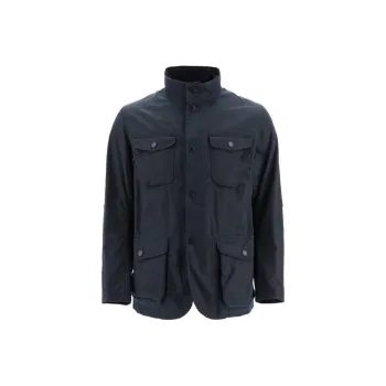 BARBOUR High-Neck Button-Up Jacket