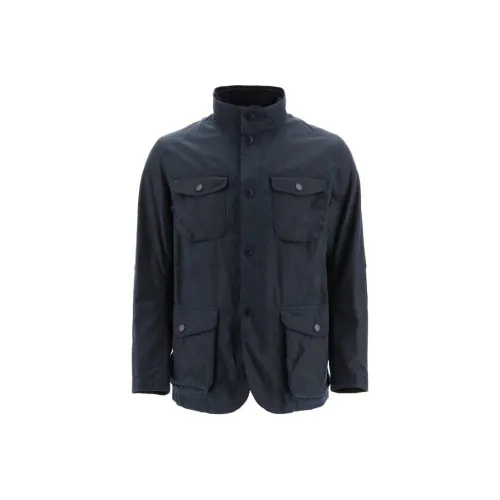 BARBOUR High Neck Button Up Jacket