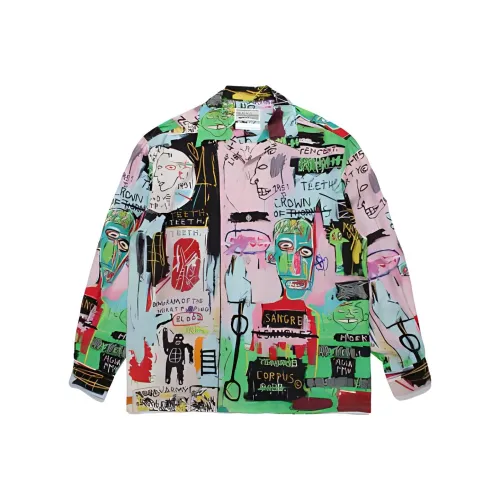Jean YOHJI Basquiat X WACKO MARIA Jackets Unisex Multicolor