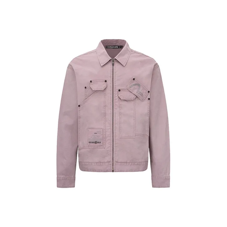 EVISU Jackets Men Purple-0