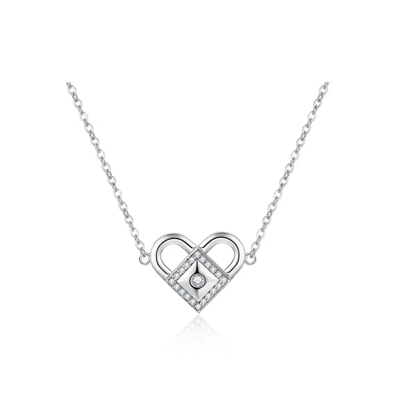 TIMEBOTTLE S925 Sterling Silver Alloy Necklaces Women's-0