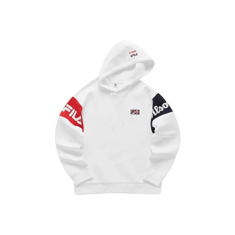 FILA x Wilson Athletics Tennis Sweatshirt Men's Standard White-0