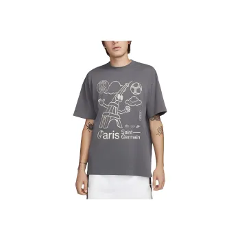 Nike Paris Saint Germain Max90 T Shirt Men's Iron Gray