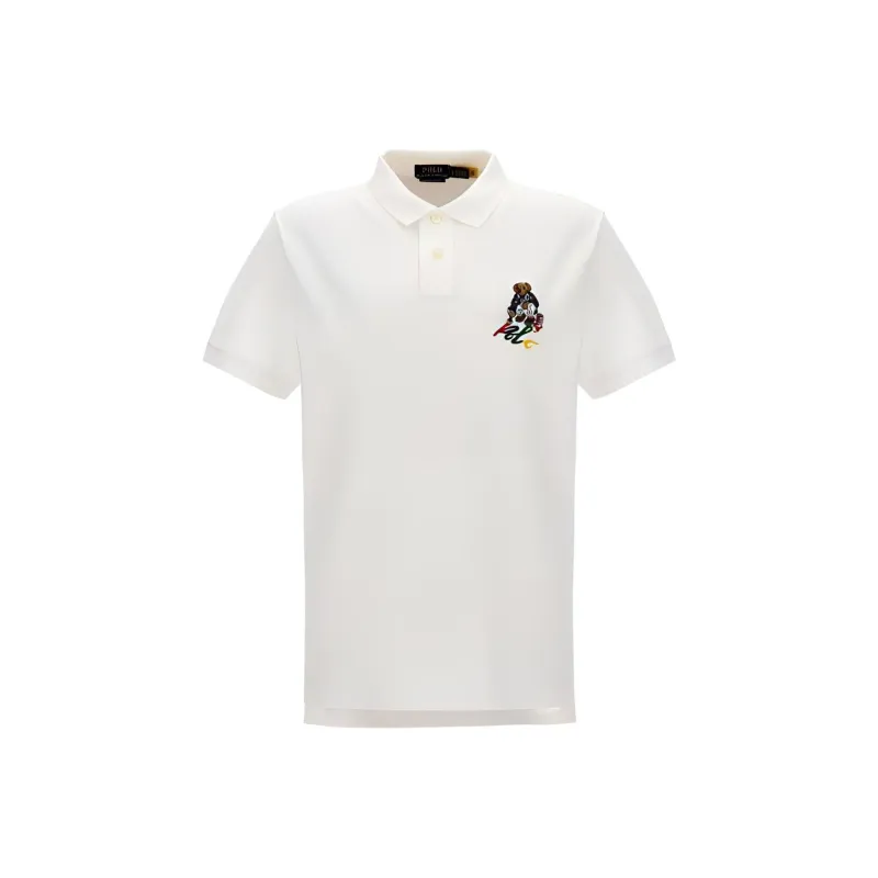 Polo Ralph Lauren Bear Embroidered Polo Shirt-0