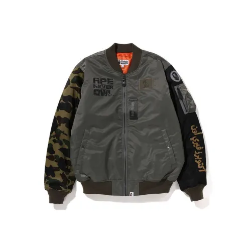 A BATHING APE x Ovo FW22 Jackets Coats Men's Green
