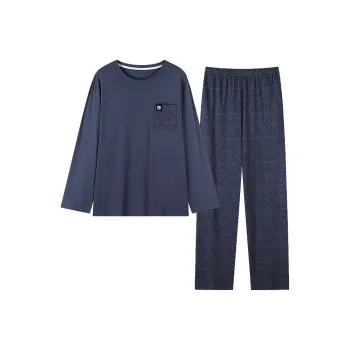 GOSO Pajama Set Men's Royal Blue