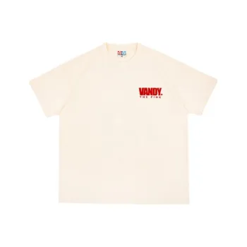 Vandy The Pink Raglan Sleeve T Shirt Unisex Beige Yellow