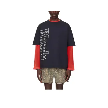 RHUDE T-Shirts Men Black