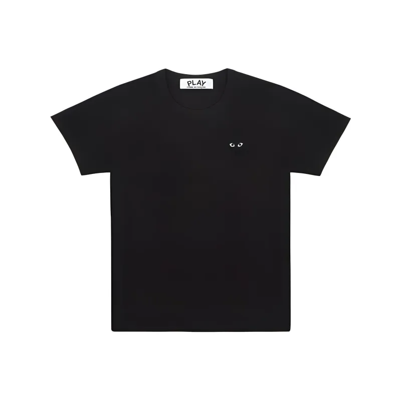 CDG Play T Shirts Unisex Black-0