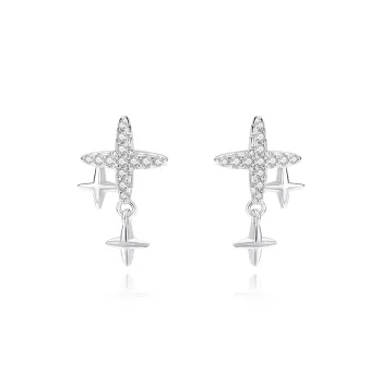 BLANK IN BLANK Sterling Silver Stud Earrings Women's