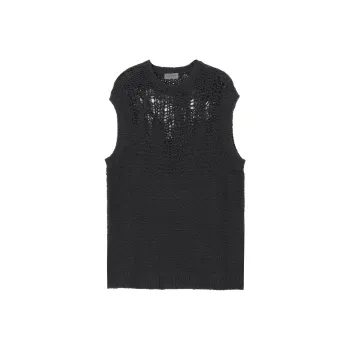 Yohji Yamamoto Pour Homme FW24 Tank Top Men's Charcoal
