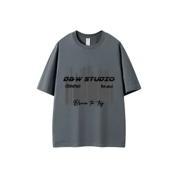 D&W T Shirts Unisex Dark Gray