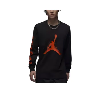Jordan T Shirt Men's Black/Team Orange