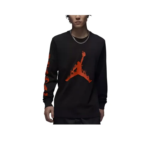 Jordan T Shirt Men's Black/Team Orange