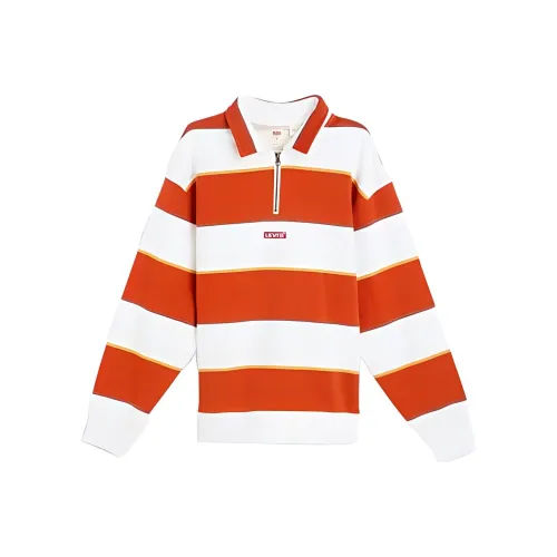Levi’s Sweatshirt Men's White Orange