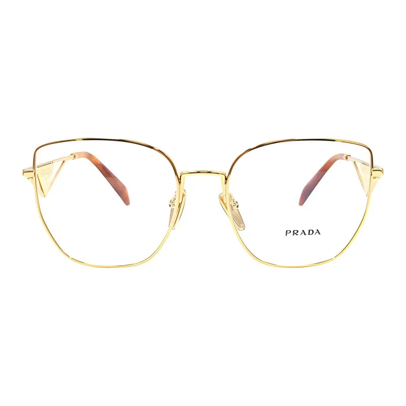 PRADA Alloy Butterfly Eyeglass Frames Women's Gold-1