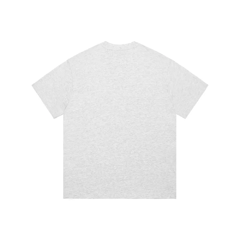 KIRHNE T Shirt Unisex White Gray-3