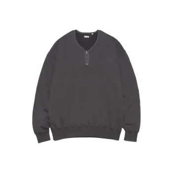 Nanamica SS25 Sweatshirt Unisex Charcoal Gray
