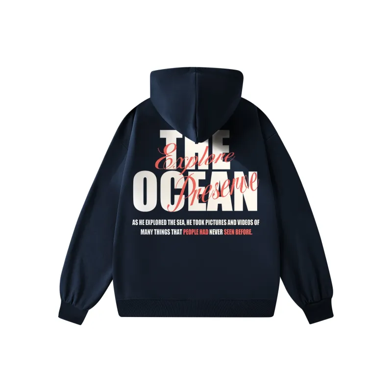 Small Columns Under The Sea Sweatshirt Unisex-2