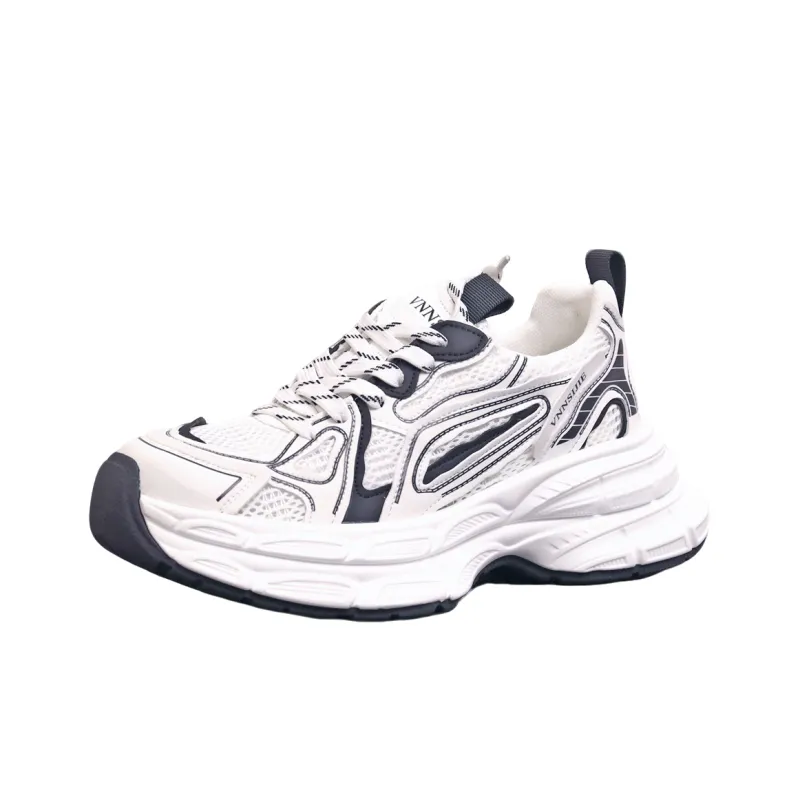 VNNSIJIE x Banas Low Top Chunky Sneakers Men's-0