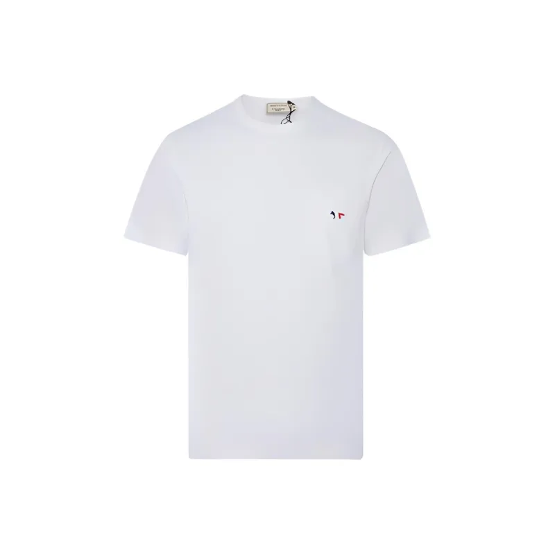 Maison Kitsune Embroidered Logo T shirt-1