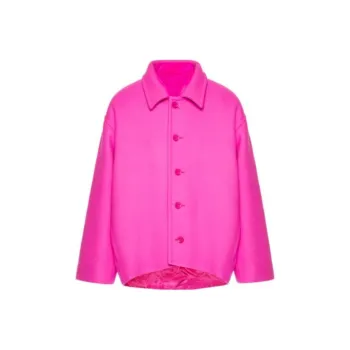 Valentino Straight Hem Long Sleeved Shirt Jacket