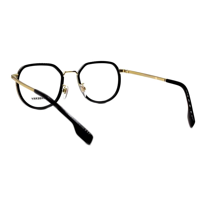 Burberry Eyeglass Frames Unisex Black/Gold-2