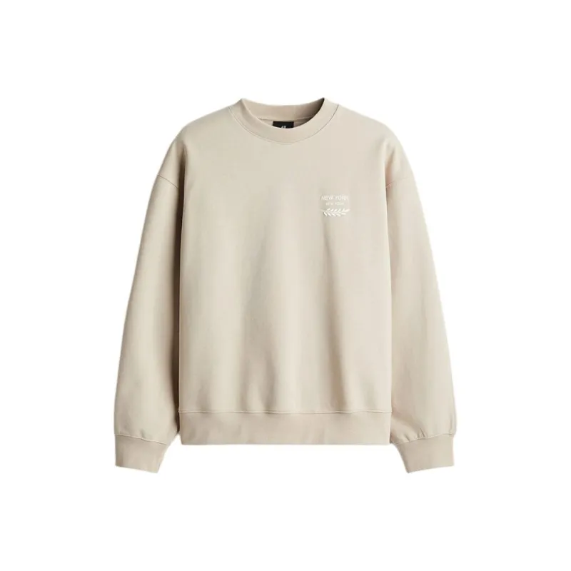H&M Sweatshirt Men's Light Beige-0