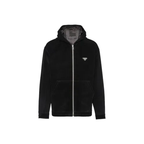 PRADA SS23 New Year Collection Jackets Coats Men's Black