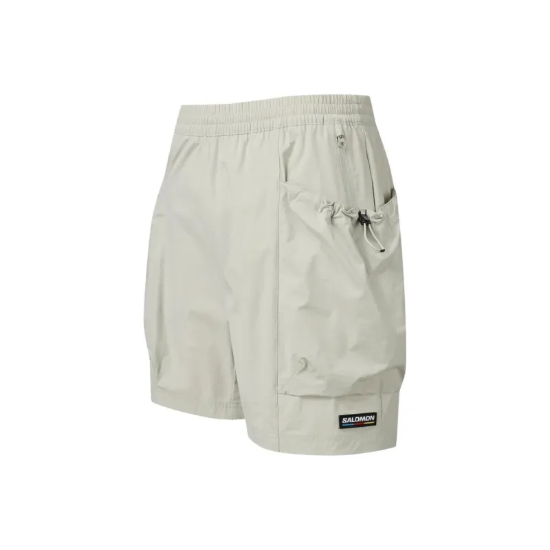SALOMON Casual Shorts Unisex Warm Gray-2