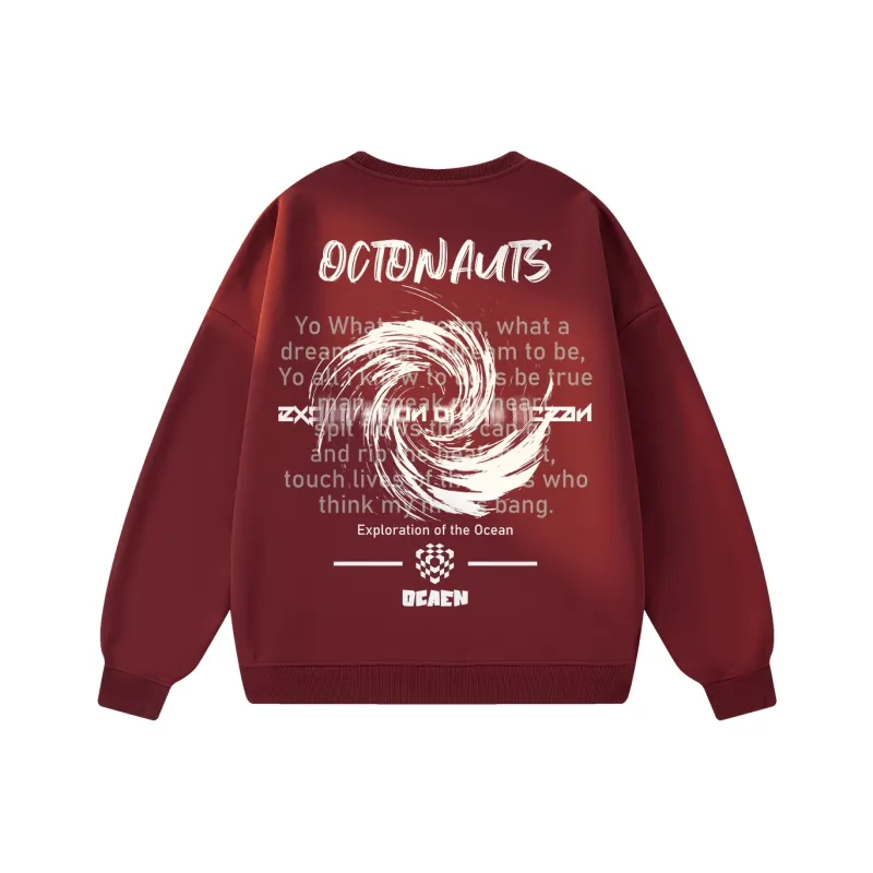 Small Columns Under The Sea Sweatshirt Unisex-10