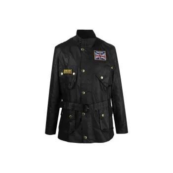 BARBOUR International Union Jack Wax Jacket