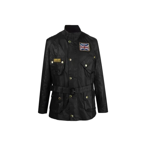 BARBOUR International Union Jack Wax Jacket