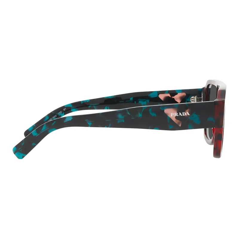 PRADA Sunglasses Unisex Black/Red-2