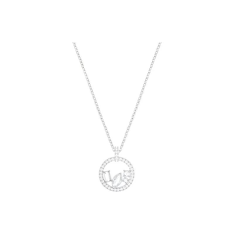 Swarovski HENRIETTA Necklaces Women's White Gold Plated-0