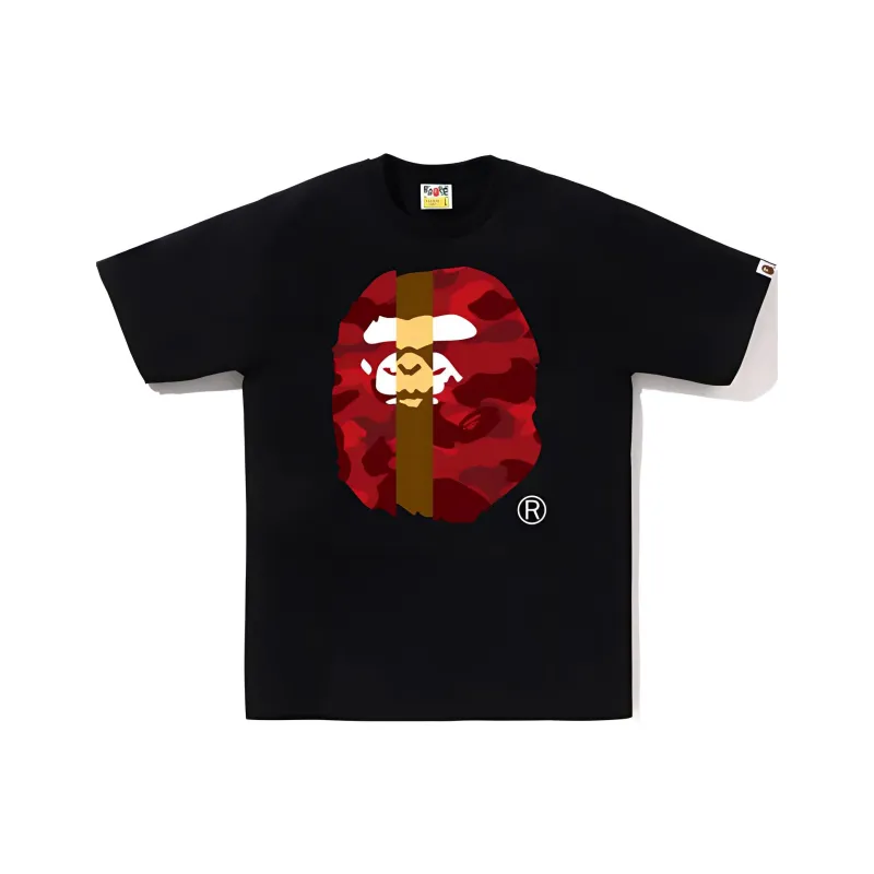 A BATHING APE Color Camo Transform Big Ape Head Tee-2