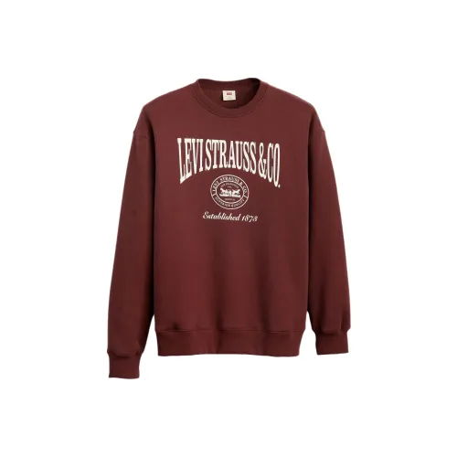Levis Sweatshirts Men Red