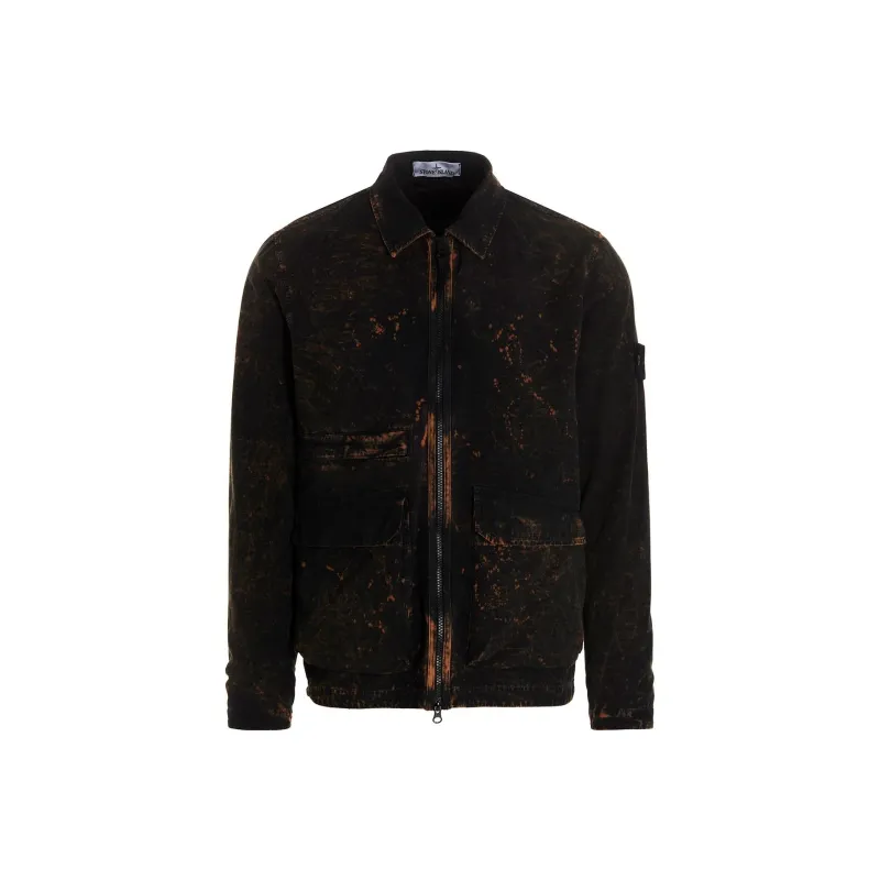 STONE ISLAND SS22 Jackets Coats Fall Men's Black-0