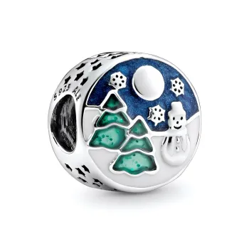 Pandora Jewelry Accessories Women's Silver/Green/Blue