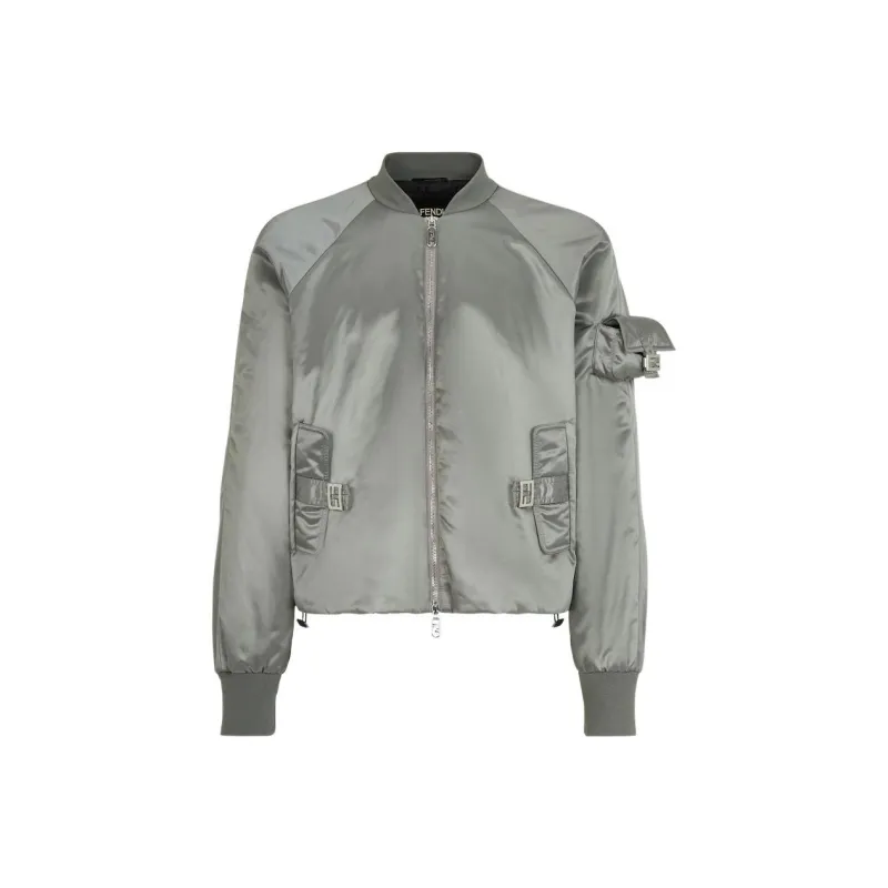 FENDI Zipped Bomber Jacket-0
