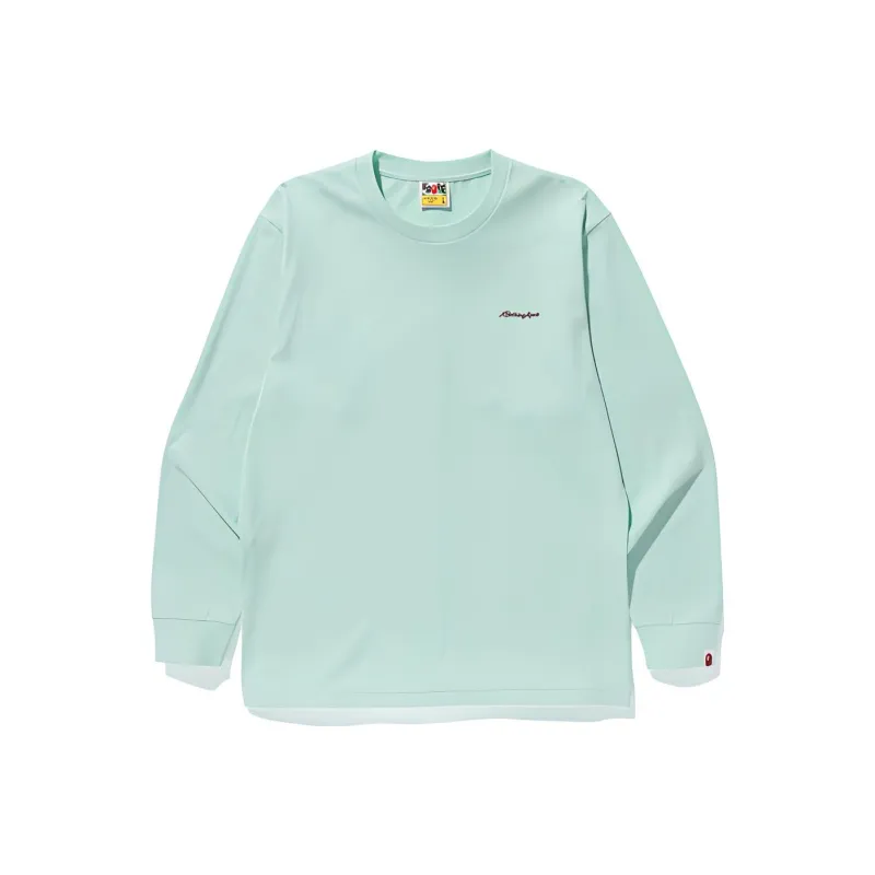 A BATHING APE A BATHING APE Patch Long Sleeve Tee-1