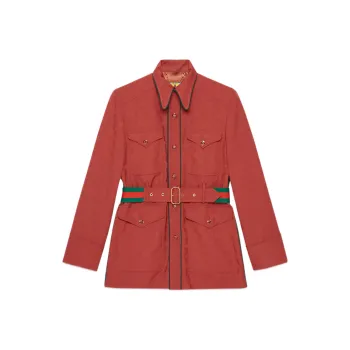 GUCCI X Adidas Gg Trefoil Jacquard Jacket
