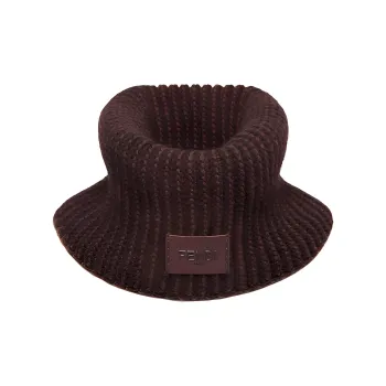 FENDI Wool Scarves Women's Dark Purple