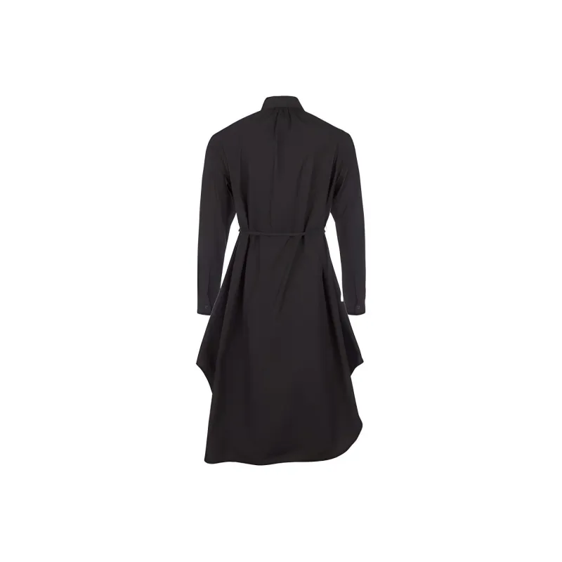 Yohji Yamamoto Long Sleeved Dresses Women's Black-1