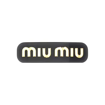 MIU MIU Hair Clips Women's Black